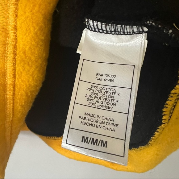 Pittsburgh Penguins Sweatshirt Men’s Medium Black Fanatics Lace Up Sweater NHL - Picture 3 of 8